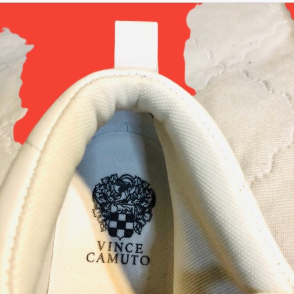 SALE!!! Vince Camuto High Top Mixed Material Sneakers - Picture 8 of 10